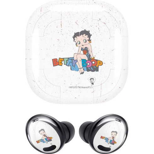 Betty Boop Splatter Galaxy Buds Pro Skin